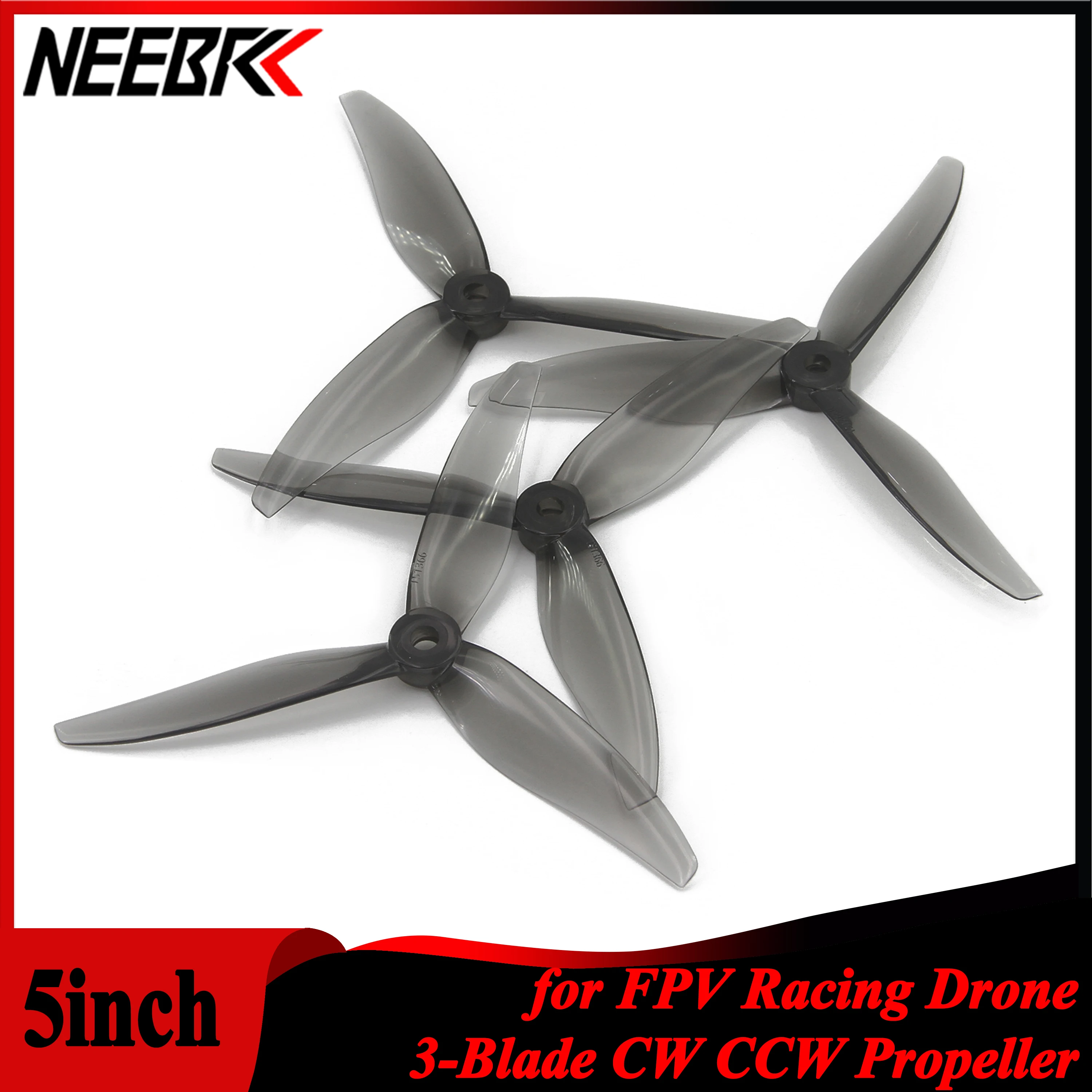Fpv Drone Propeller - NEEBRC 12 пар 5-дюймовых реквизитов, 3-лопастные